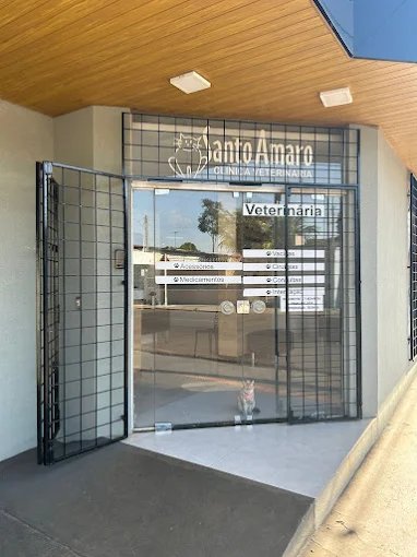 Entrada da Santo Amaro Clínica Veterinária